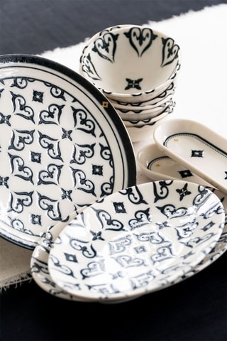 Vajilla de porcelana para el desayuno - 20 piezas