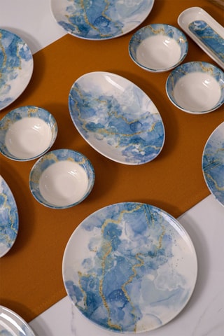 Vajilla de porcelana para el desayuno - 20 piezas