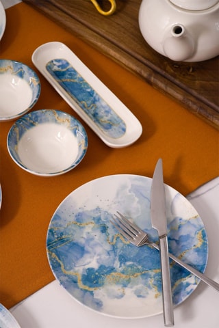 Vajilla de porcelana para el desayuno - 20 piezas