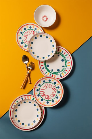 Service de vaisselle en porcelaine - 24 pièces