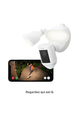 Caméra Floodlight extérieure - Détection 3D