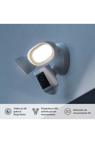 Caméra Floodlight extérieure - Détection 3D