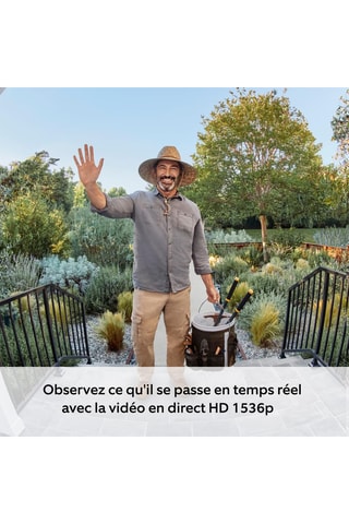 Sonnette vidéo connectée - Champ de vision 150°
