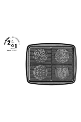Jeu de plaques gaufrettes pour gaufrier - 2 plaques