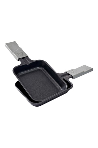 2 poêlons à raclette rectangulaires