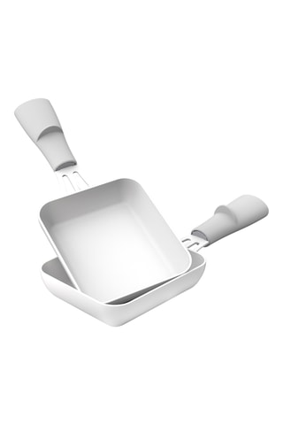 2 poêlons à raclette rectangulaires Transparence® - Revêtement céramique