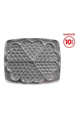 Placas para 6 gofres de corazón