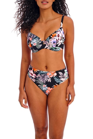Braga de bikini de talle alto Kamala Bay - Negro - Freya Swim