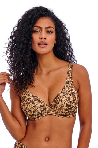 Sujetador de bikini Arizona Wave - Marrón - Freya Swim