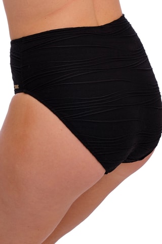 Braga de bikini de talle alto Beach Waves - Negro - Fantasie Swim