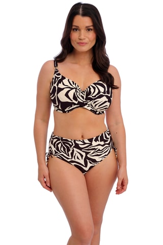Braga de bikini de talle alto Aruba Nights - Negro - Fantasie Swim