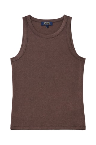 Camiseta de tirantes - Marrón
