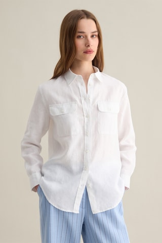 Camisa de lino - Blanco