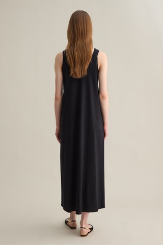 Vestido midi - Negro