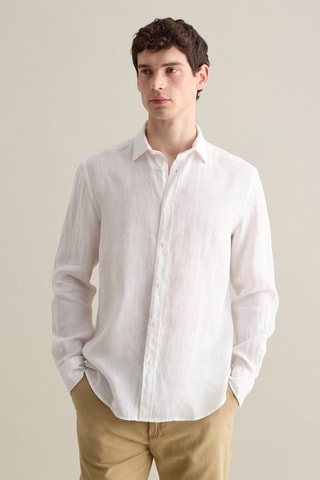 Camisa de lino - Blanco