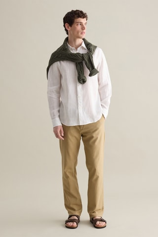 Camisa de lino - Blanco