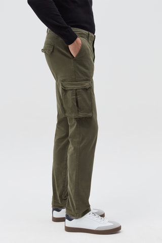 Pantalón cargo - Marrón