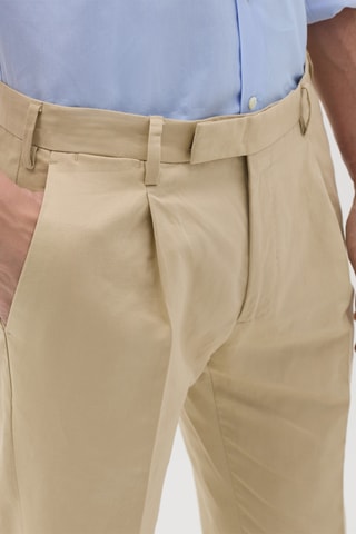 Pantalón chino de lino - Rosa