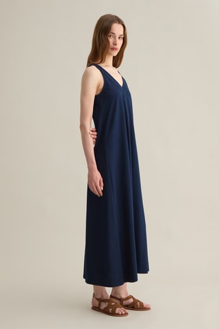 Vestido midi - Azul