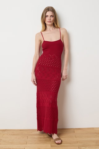 Vestido largo - Rojo