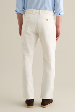 Pantalón chino de lino - Rosa