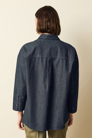 Camisa vaquera oversize - Azul