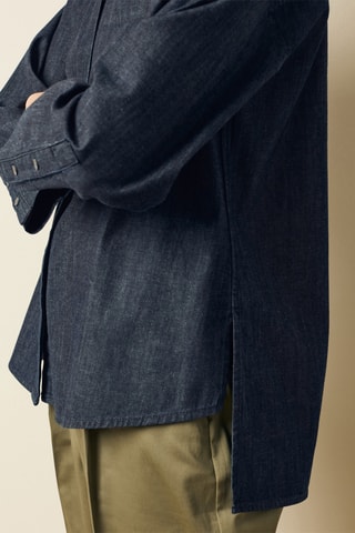 Camisa vaquera oversize - Azul