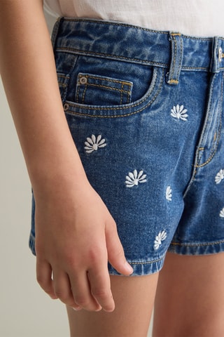 Short vaquero - Azul