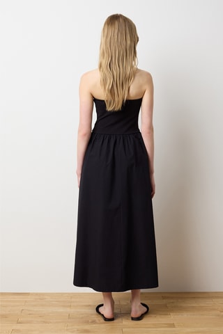 Vestido bustier - Negro