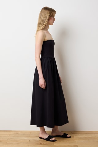 Vestido bustier - Negro