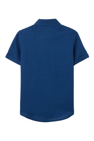 Camisa de lino - Azul