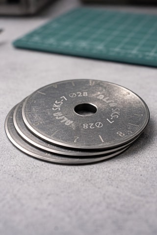 3 hojas y 28 mm para corte rotativo