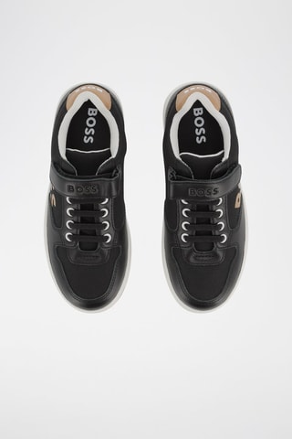 Sneakers in pelle - Nero - Boss