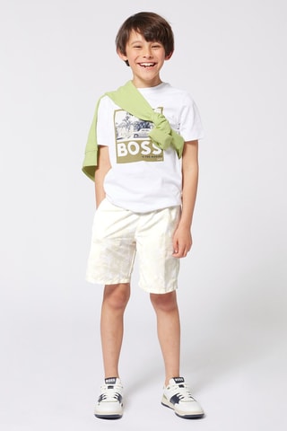 Sneakers in pelle - Bianco - Boss
