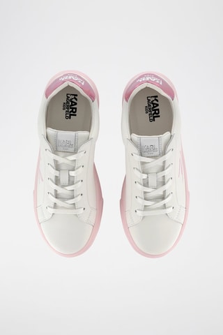 Sneakers in pelle - Bianco - Karl Lagerfeld