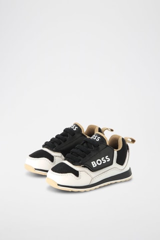 Sneakers in pelle - Nero - Boss