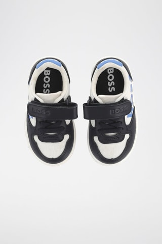 Sneakers in pelle - Navy - Boss