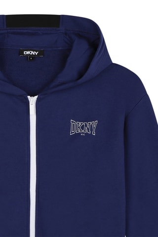 Felpa con cappuccio - Navy - DKNY