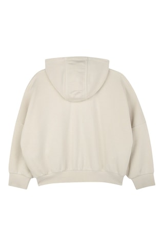 Cardigan con cappuccio - Beige