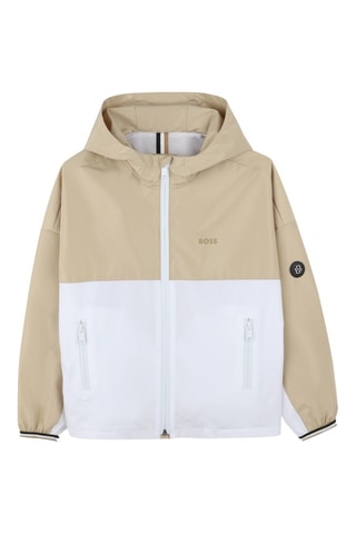 Giacca a vento con cappuccio - Beige - Boss
