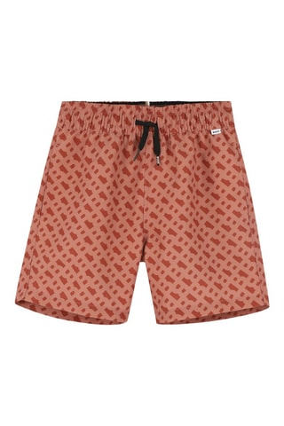 Costume shorts - Rosso mattone - Boss