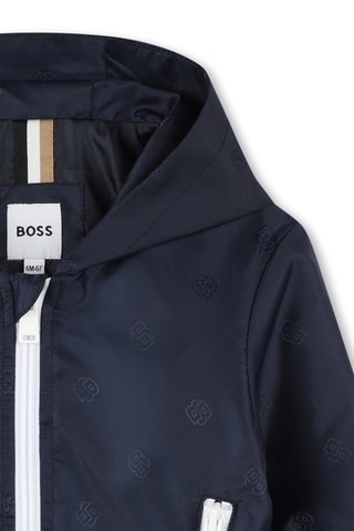 Giubbotto con cappuccio - Navy - Boss