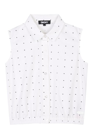 Camicia senza maniche - Bianco - DKNY
