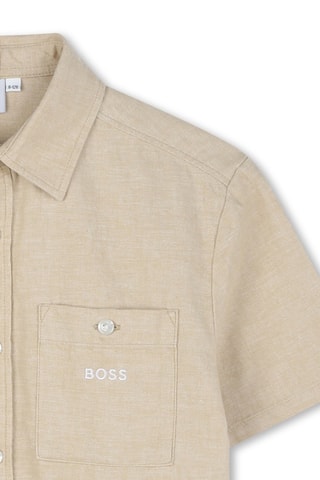Camicia in lino - Beige - Boss