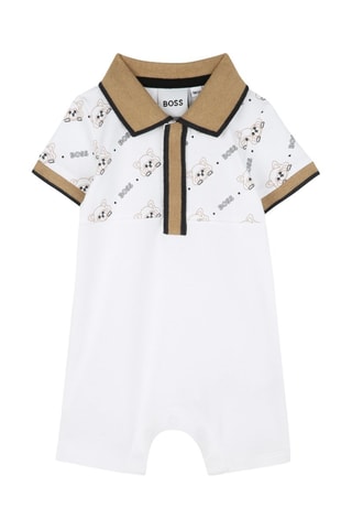 Pagliaccetto in cotone bio - Bianco - Boss