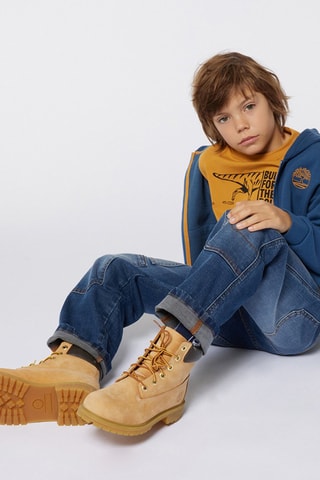T-shirt in cotone bio - Senape - Timberland