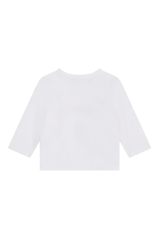 T-shirt e pantaloni sportivi in cotone bio - Bianco e nero - Karl Lagerfeld