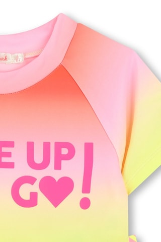 T-shirt tie and dye - Rosa