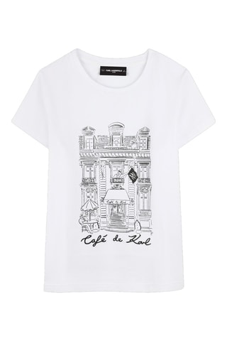 T-shirt - Bianco - Karl Lagerfeld
