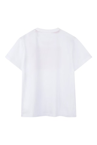 T-shirt in cotone bio - Bianco - Hugo